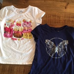 2 girl’s t-shirts